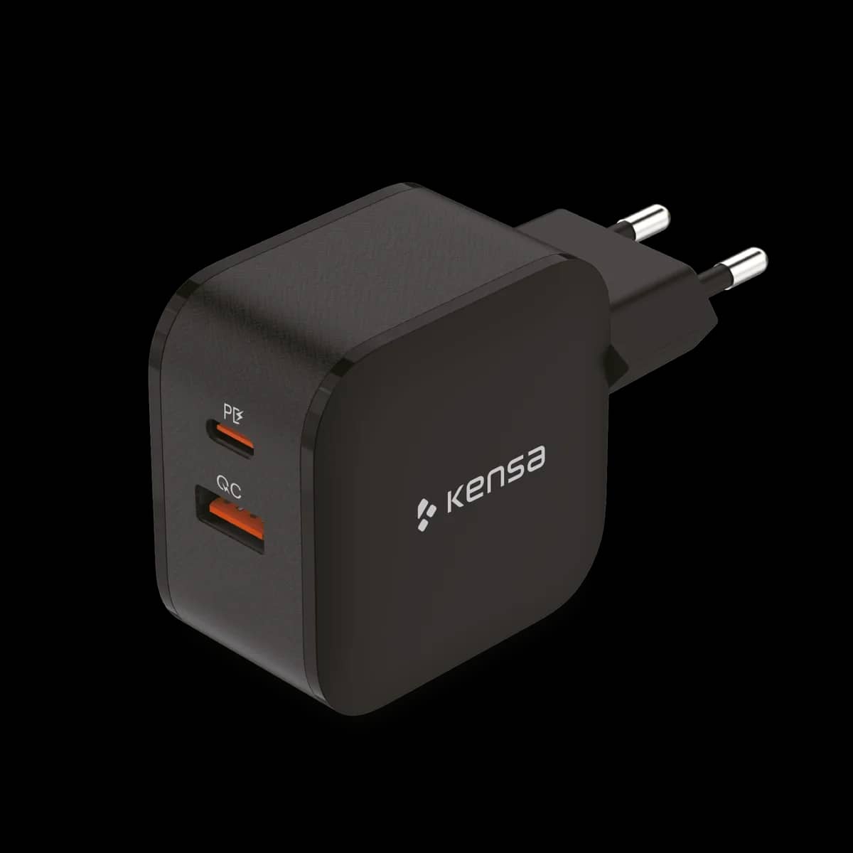 Kensa 50W Çift Portlu Akıllı Hızlı Şarj Adaptörü