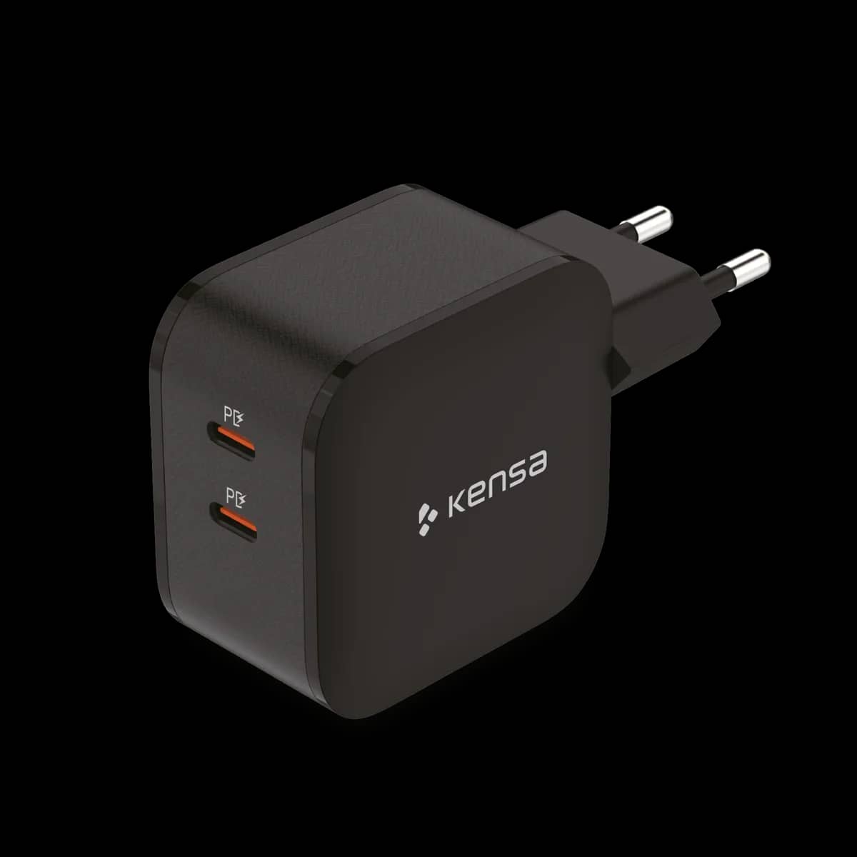 Kensa 60W Çift Portlu Akıllı Hızlı Şarj Adaptörü