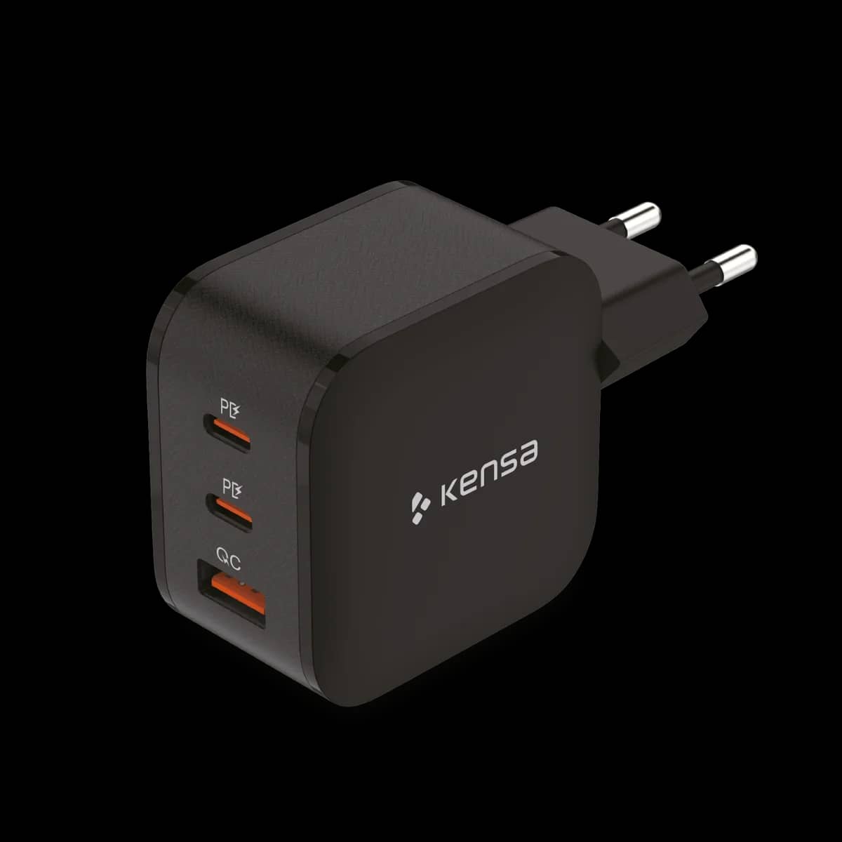 Kensa 80W Üç Portlu Akıllı Hızlı Şarj Seti