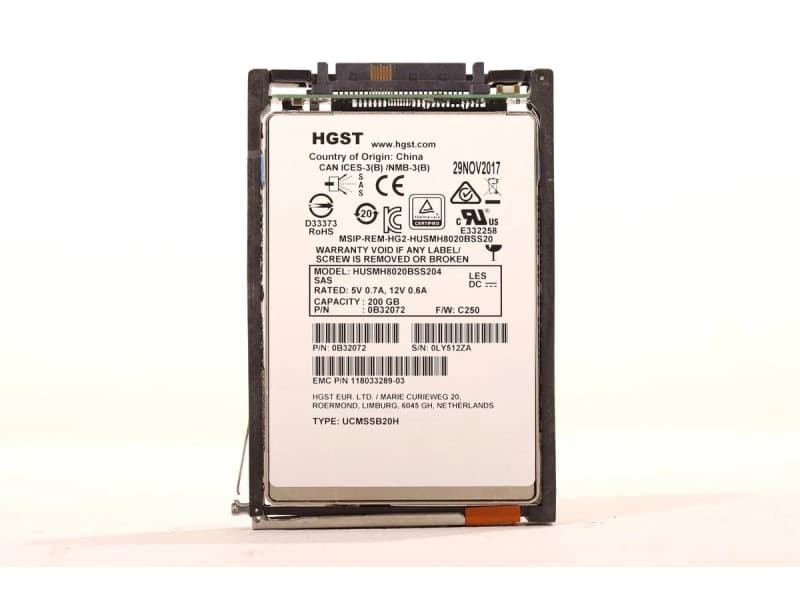 HGST 200GB SAS Disk